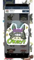 Stickers Totoro For WhatsApp ảnh chụp màn hình 3