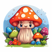 Mushroom Coloring for Adults icon