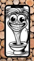 Poster Skibidi Coloring Book