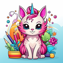Cat Unicorn Coloring APK