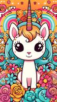 Cat Unicorn Coloring screenshot 1