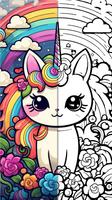 Cat Unicorn Coloring screenshot 2