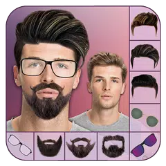 Man Face Editor: Hair Style, Beard, Mustache