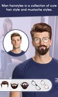 Man Face Editor: Hair Style, Beard, Mustache captura de pantalla 1