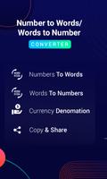 Numbers to Words Converter Affiche