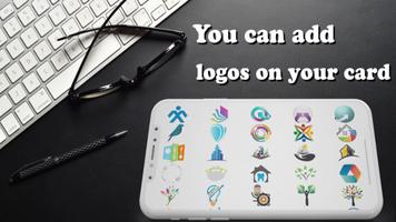 Business Card Maker Pro  Ultimate Photo logo Poster