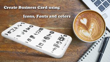 Business Card Maker Pro  Ultimate Photo logo captura de pantalla 1