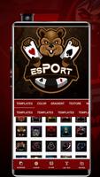 Esport Logo: Gaming Logo Maker Cartaz