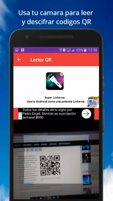 Descarga de APK de Lector QR y codigo de barras online para Android
