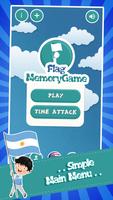 Memory Game Flags Affiche