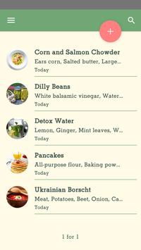 Recipe calculator: calories, food energy, weight 海报