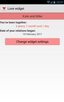 Love widget تصوير الشاشة 1