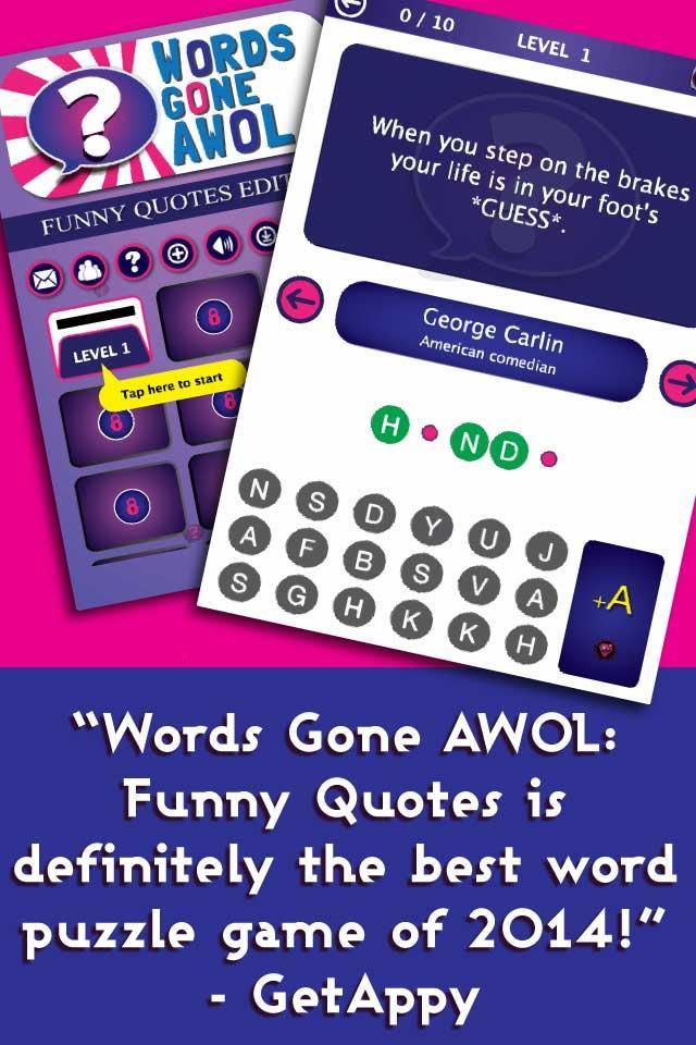 Words Gone AWOL: Funny Quotes APK for Android Download