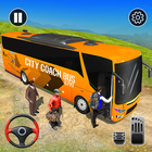 Offroad Coach Bus Driving 3D ícone