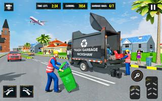 Müllwagen-Rikscha-Spiel Screenshot 1