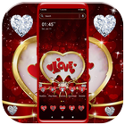 آیکون‌ Love Heart Theme Launcher