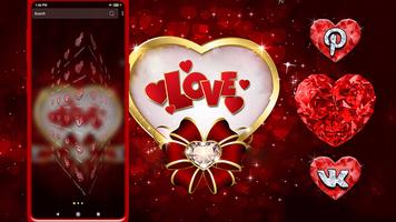 Love Heart Theme Launcher syot layar 1