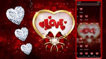 Love Heart Theme Launcher syot layar 2