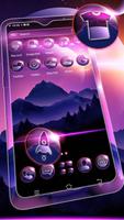 Purple Moon Theme Launcher captura de pantalla 2