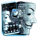Anonymous Mask Theme icône