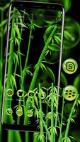 Bamboo Green Theme Affiche