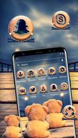 Lonely Teddy Theme Launcher captura de pantalla 3