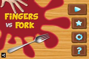 Fingers vs Fork الملصق