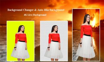 Auto Background changer & Auto Blur Background Affiche