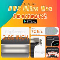 HW8 Ultra Max SmartWatch Guide ポスター