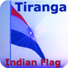 Drapeau indien : Tiranga icône