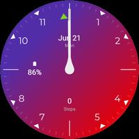 Purple Watch Face 2 पोस्टर