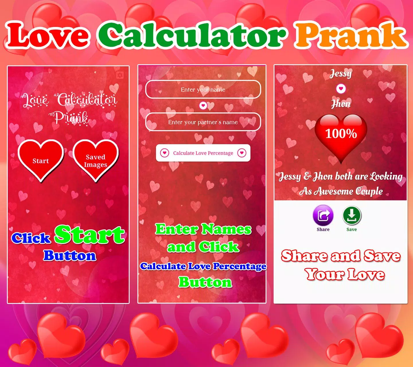 Love Calculator Prank 2020 APK pour Android Télécharger