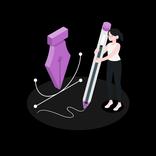 White Slate - Color Drawing