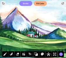 White Slate - Color Drawing পোস্টার