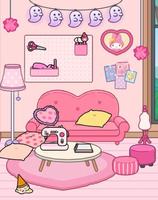 Toca Boca Pink Room Ideas ポスター