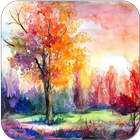 Art Watercolor Paintings Ideas-icoon