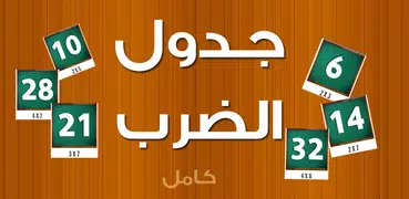 جدول الضرب كامل