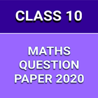 Class 10 Maths Question Paper 2020 icône