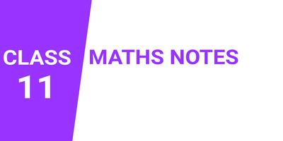 Class 11 Maths Notes Affiche