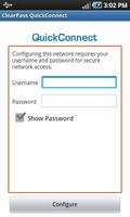 ClearPass QuickConnect скриншот 1