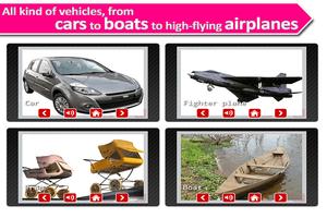 Vehicle sounds pictures 4 kids 스크린샷 1