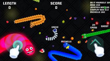 wormen io snake spel online screenshot 1