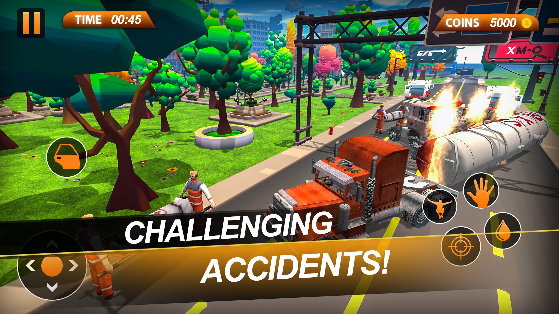 Fire Truck Emergency City Rescue Hq Mission Sims Pour Android Telechargez L Apk