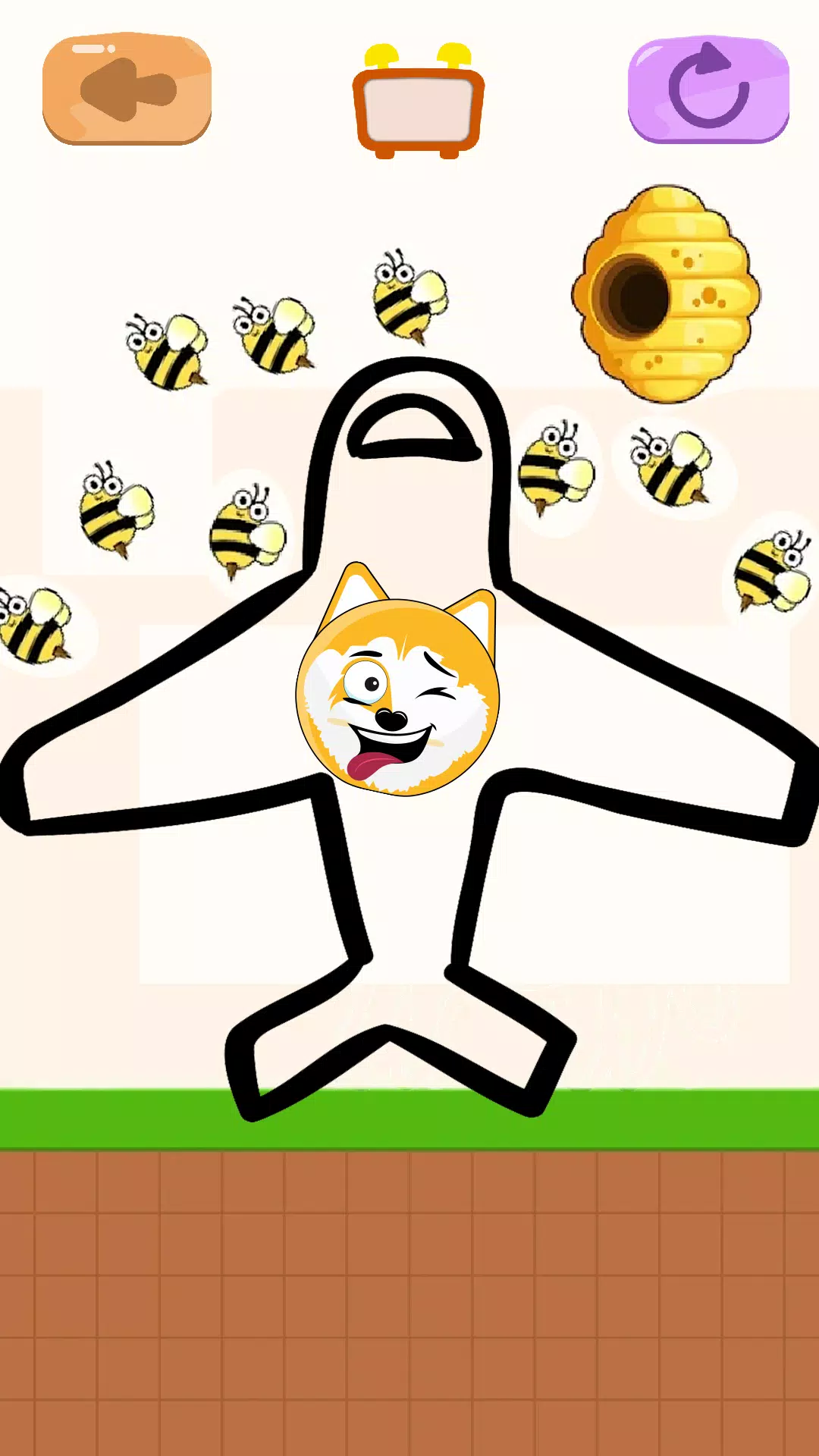 About: Save The Dogi 2 - Dog Bee Draw (Google Play version)
