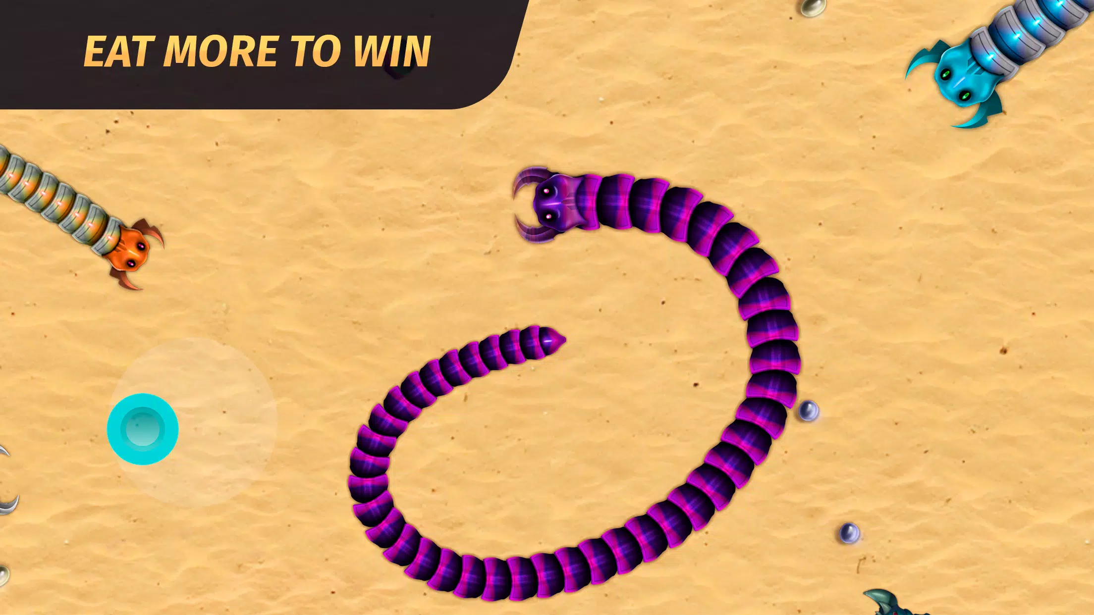 Jogo Worm Mania.io no Joguix