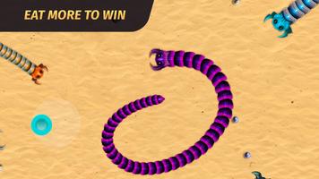 Gusanos Battle: Worm games capture d'écran 2