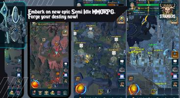 Strangers: Semi Idle MMORPG الملصق