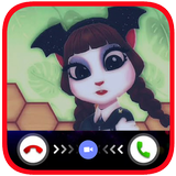 Video Call Angela's Wednesday أيقونة