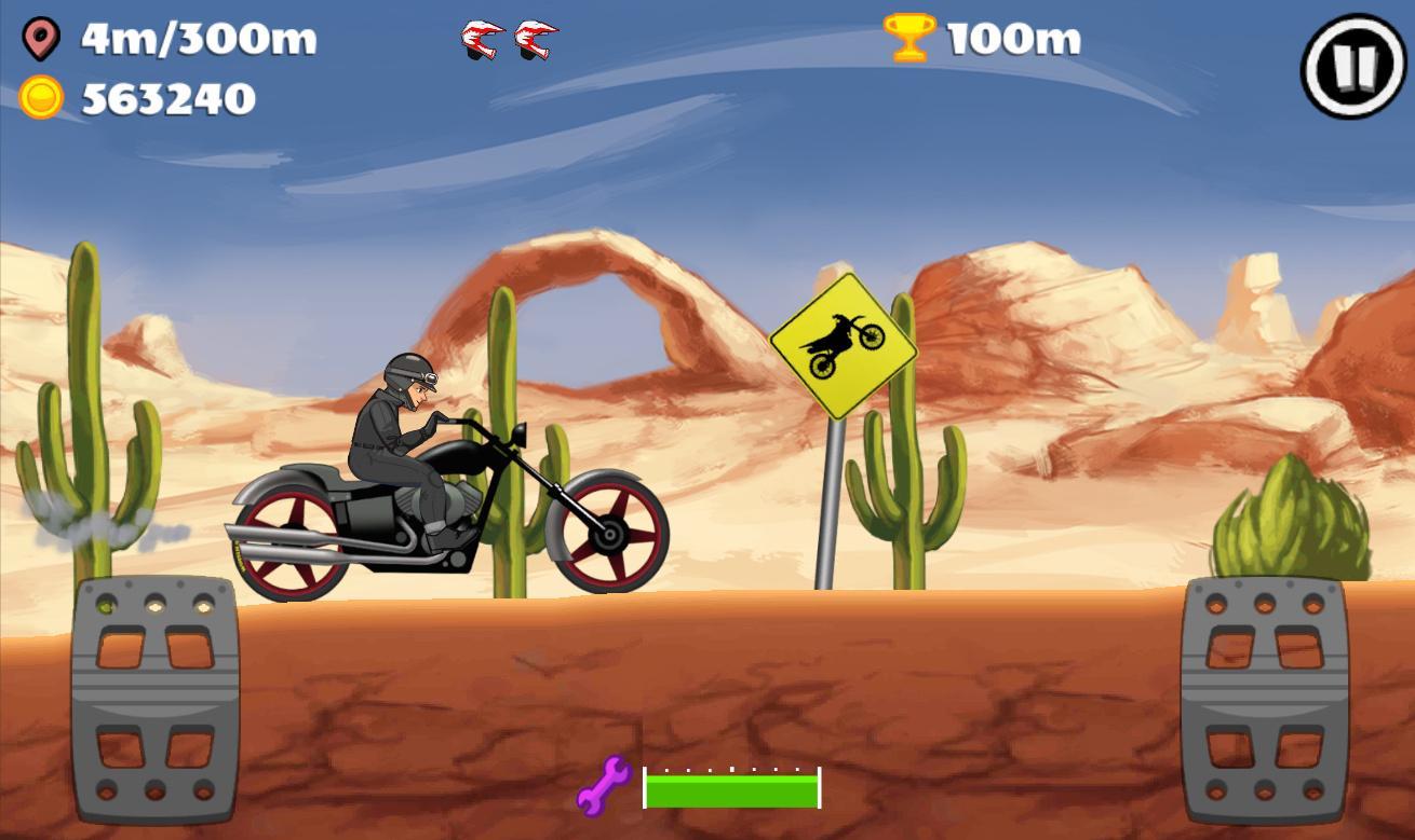 Wheelie Bike game.