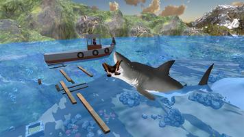 Génial Mortel Requin Simulateur: Mer Aventure Jeux capture d'écran 1